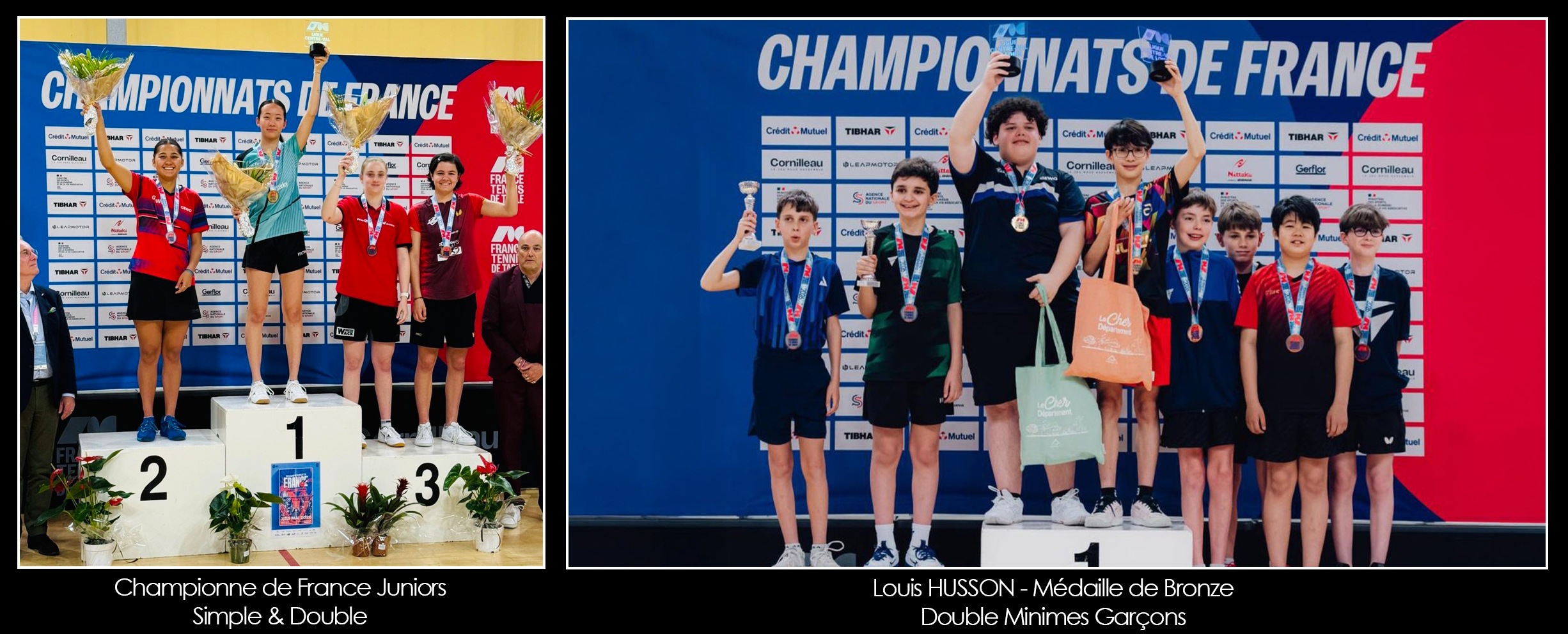 Nina et Louis Championnats de France Minimes Juniors 2026
